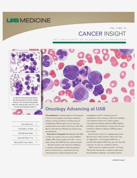 UAB Insight Cancer Volume 2