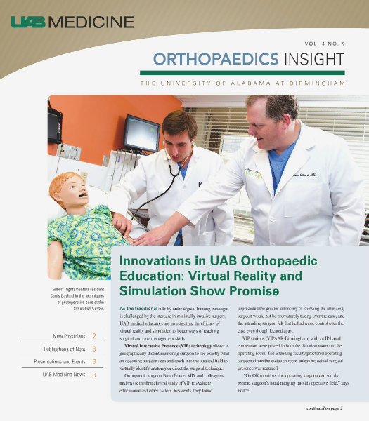 UAB Insight Orthopaedics Volume 4