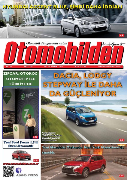 Otomobilden Dergisi 15-30 Nisan 2015 