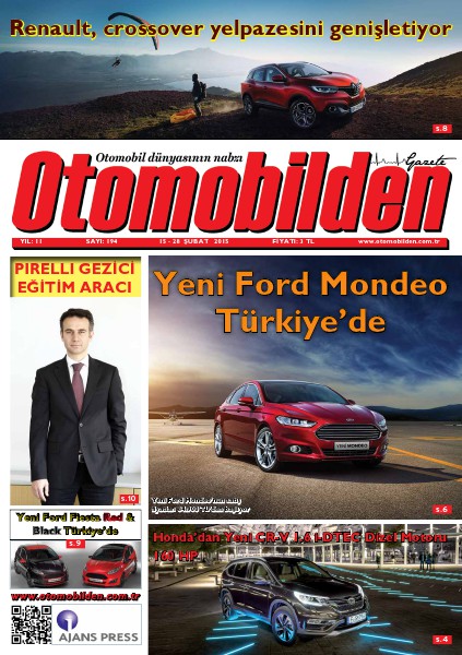 Otomobilden Dergisi 15-28 Şubat 2015 