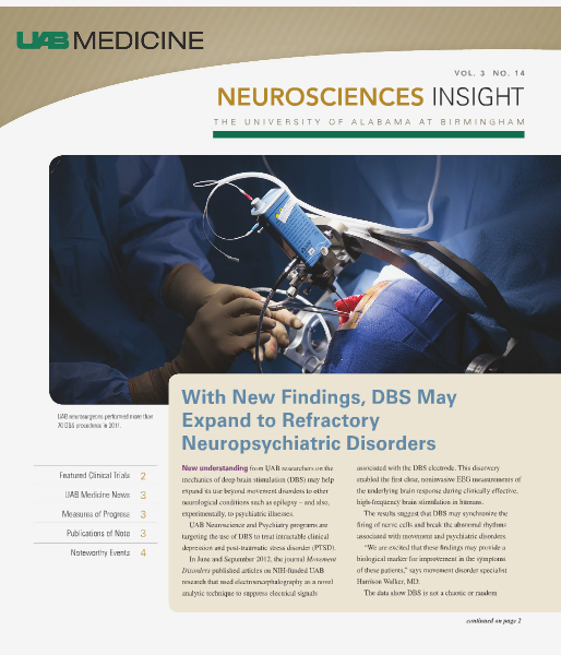 UAB Insight Neurosciences Volume 3