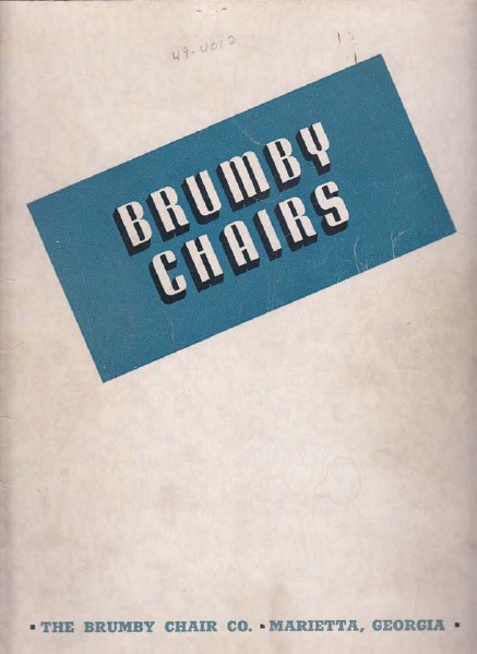 Brumby Rocker Brochures 1941 Catalog