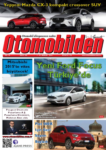 Otomobilden Dergisi 1-15 Aralık 2014 