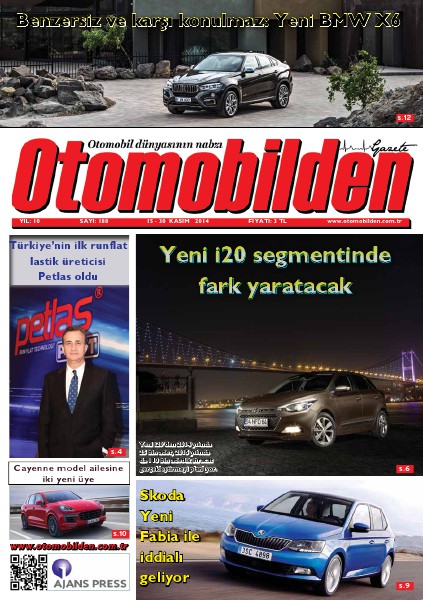 Otomobilden Dergisi 15-30 Kasım 2014 
