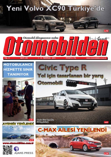 Otomobilden Dergisi 1-15 Temmuz 2015 