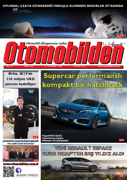Otomobilden Dergisi 1-15 Mayıs 2015 