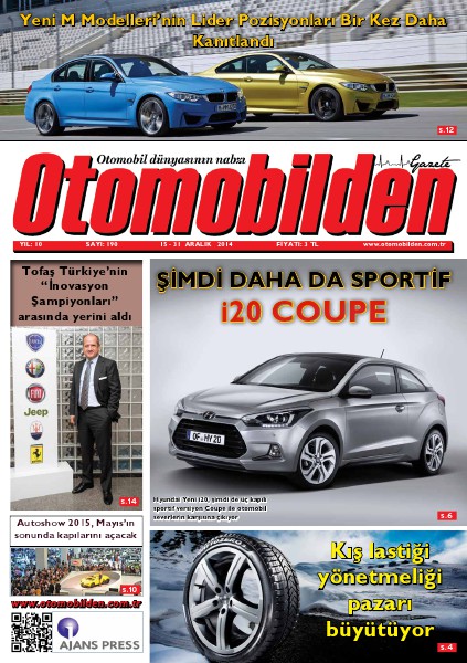 Otomobilden Dergisi 15-31 Aralık 2014 