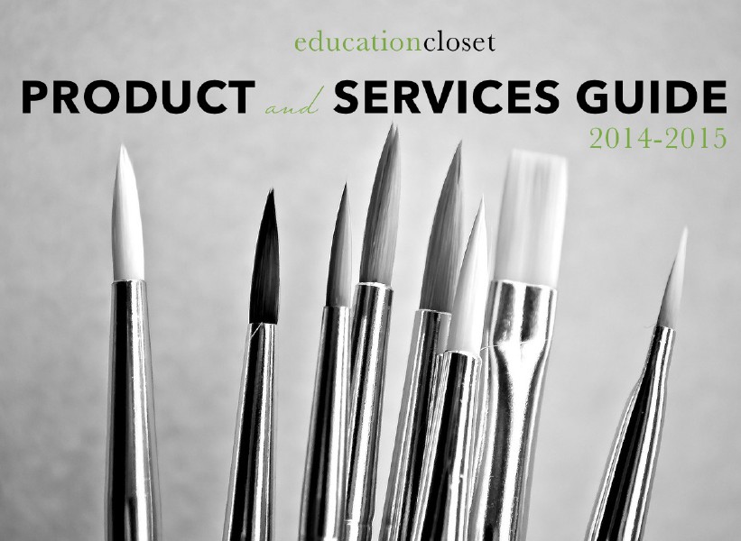 Product and Services Guide 2014-2015, Back to , Education Closet