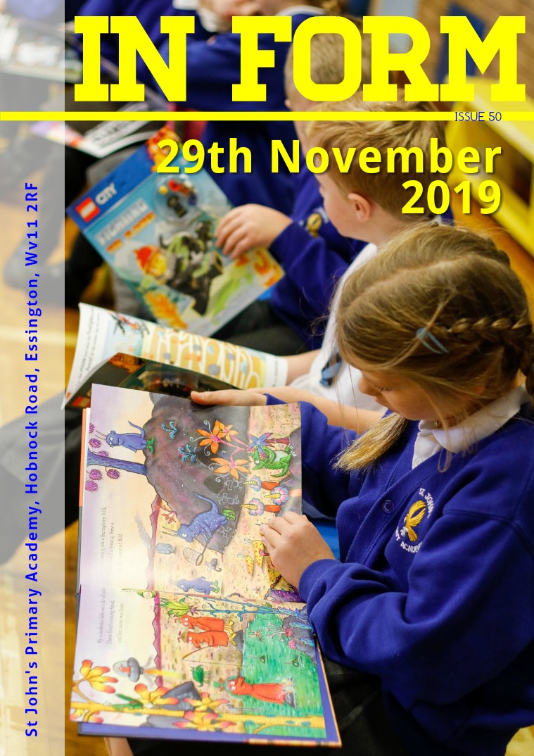 Newsletters | St John's Primary Academy Newsletter - 29th November 2019