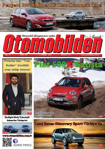 Otomobilden Dergisi 1-15 Nisan 2015 