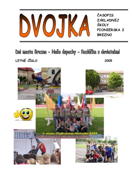 Školský časopis DVOJKA 