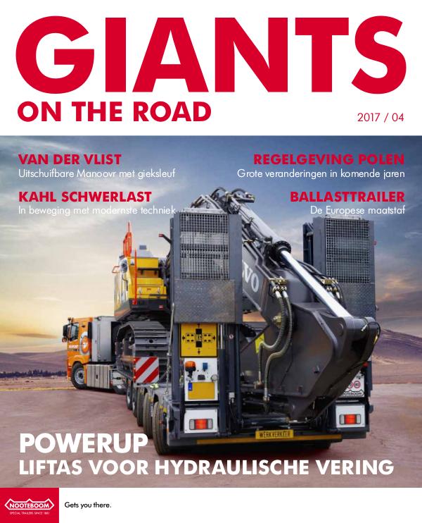Nederlands - Nooteboom Giants on the Road Magazine Nederlands - Nr.4 - 2017