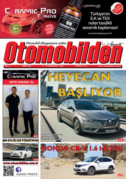 Otomobilden Dergisi 1-15 Ağustos sayisi 