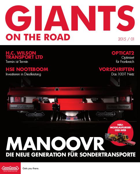 Deutsch - Nooteboom Giants on the Road Magazine Deutsch - Nr.1 - 2015