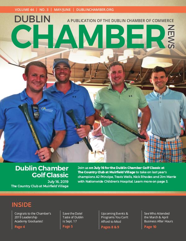 Dublin Chamber May June 2019 Magazine DCCNewsMayJune2019ONLINE