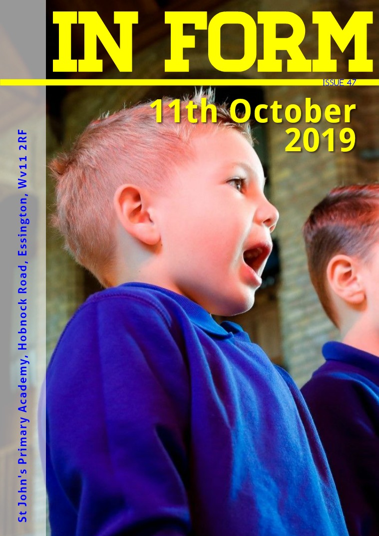 Newsletters | St John's Primary Academy Newsletter - 11th October 2019
