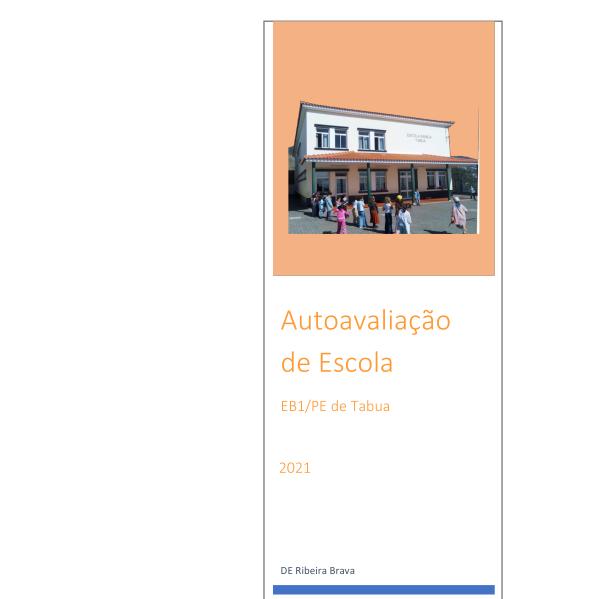 Relatório de Autoavaliação de escola  2020-21
