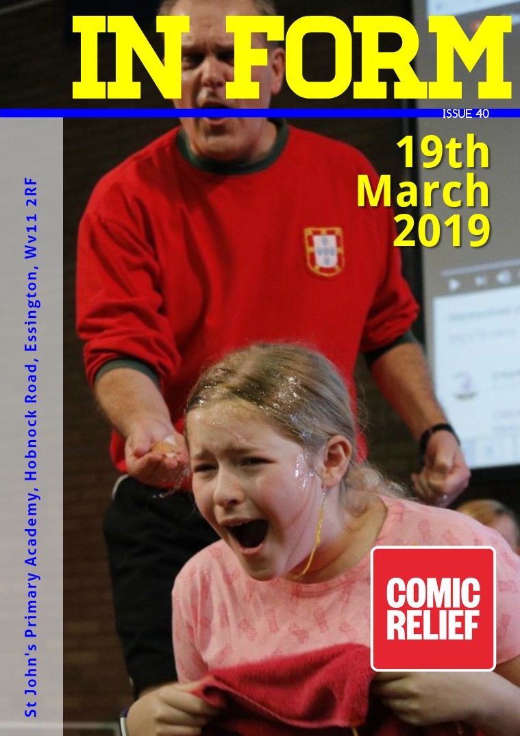 Newsletters | St John's Primary Academy Newsletter Tuesday 19th March 2019