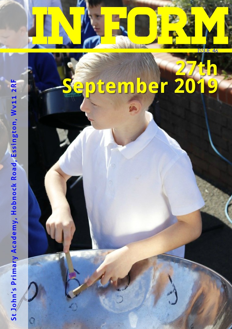 Newsletters | St John's Primary Academy Newsletter - 27th September 2019(clone)