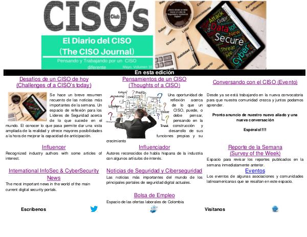 El Diario del CISO (The CISO Journal) Edición 16