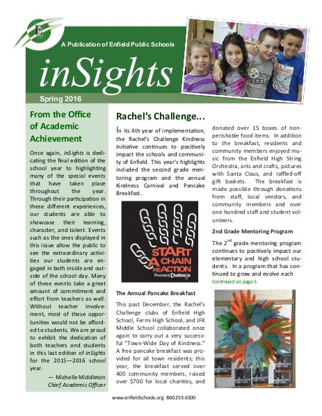 inSights Magazine Spring 2016