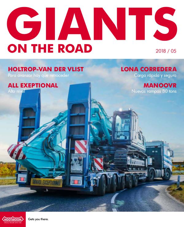 Español Nooteboom Giants on the Road magazine Español - Nr. 5 - 2018