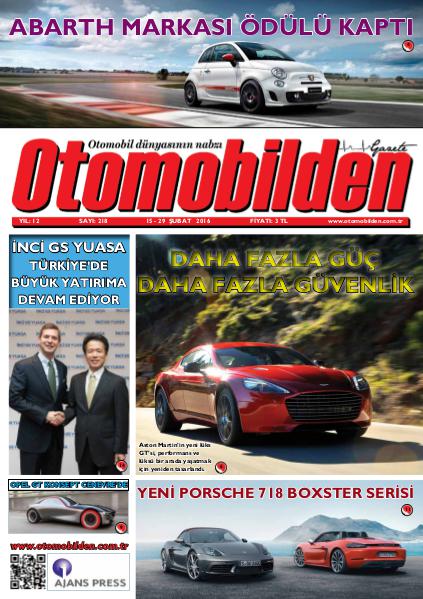 Otomobilden Dergisi 15-29 Şubat 2016 