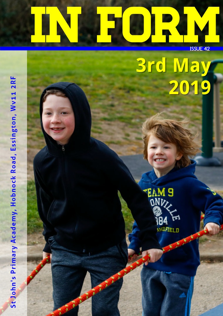 Newsletters | St John's Primary Academy Newsletter Friday 3rd Mayl 2019
