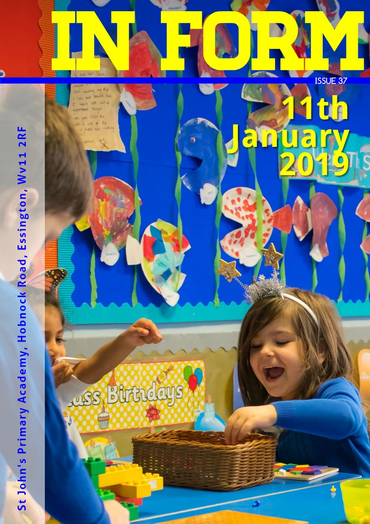 Newsletters | St John's Primary Academy Newsletter -Friday 11th January 2019