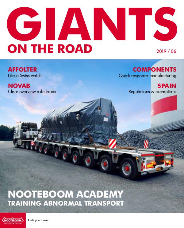English - Nooteboom Giants on the Road Magazine English - Nr. 6 - 2019