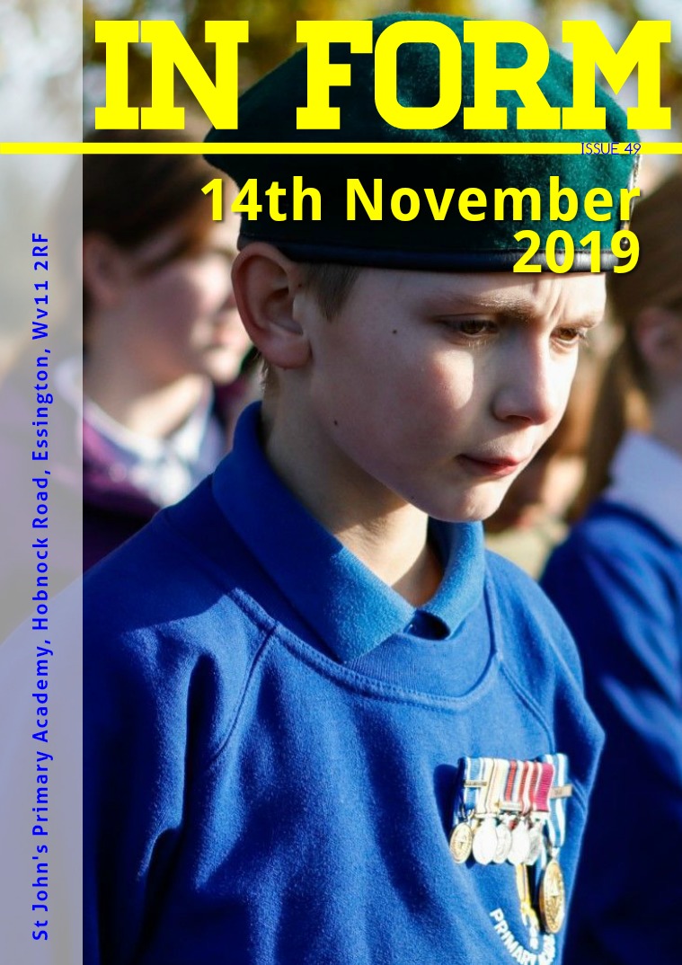 Newsletters | St John's Primary Academy Newsletter - 14th November 2019