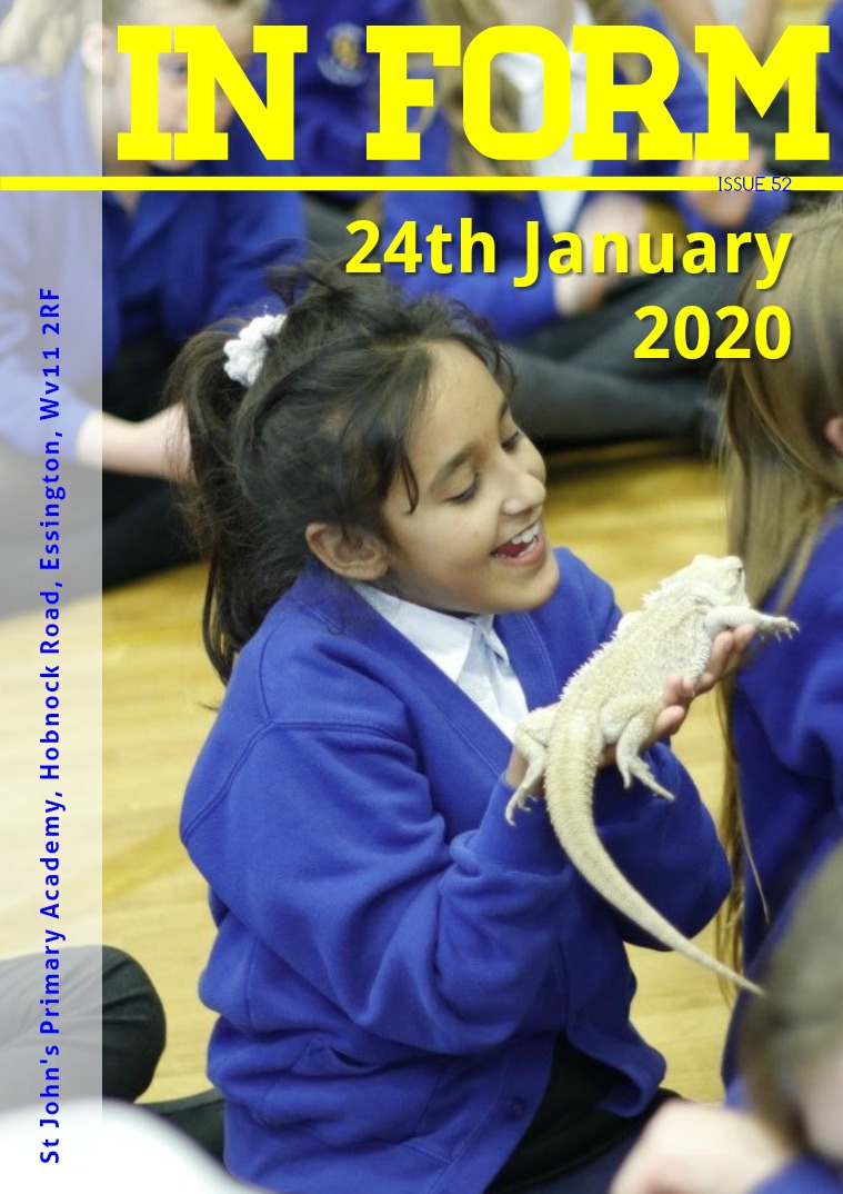 Newsletters | St John's Primary Academy Newsletter - 24th January 2020