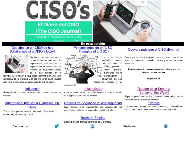 El Diario del CISO (The CISO Journal) Edición 17
