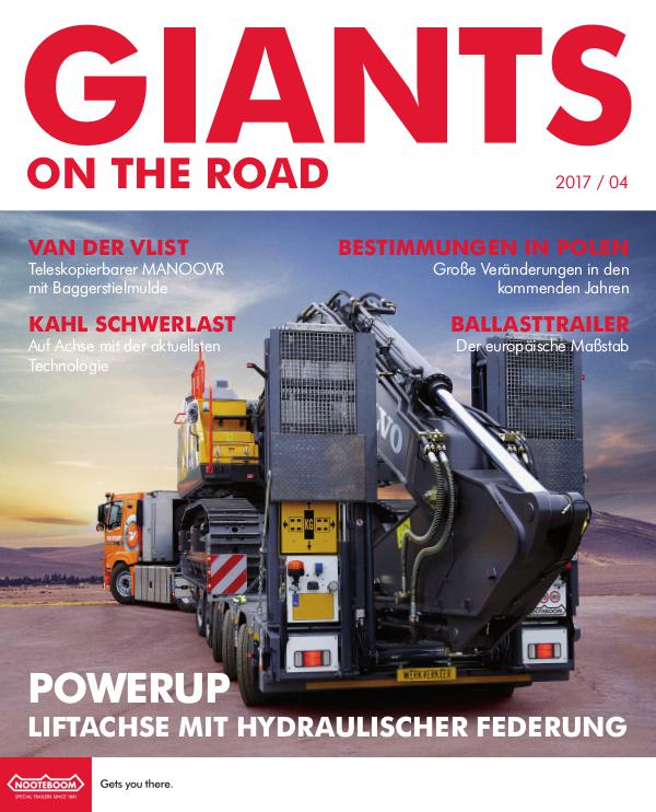 Deutsch - Nooteboom Giants on the Road Magazine Deutsch - Nr. 4 - 2017