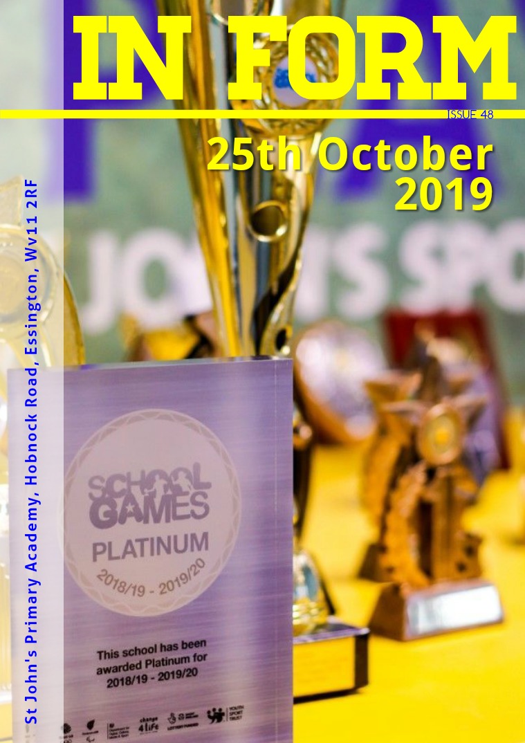 Newsletters | St John's Primary Academy Newsletter - 25th October 2019