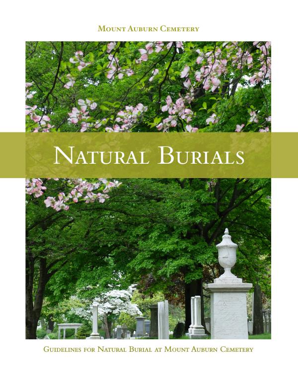 Cemetery Services Guidelines for Natural Burial at Mount Auburn
