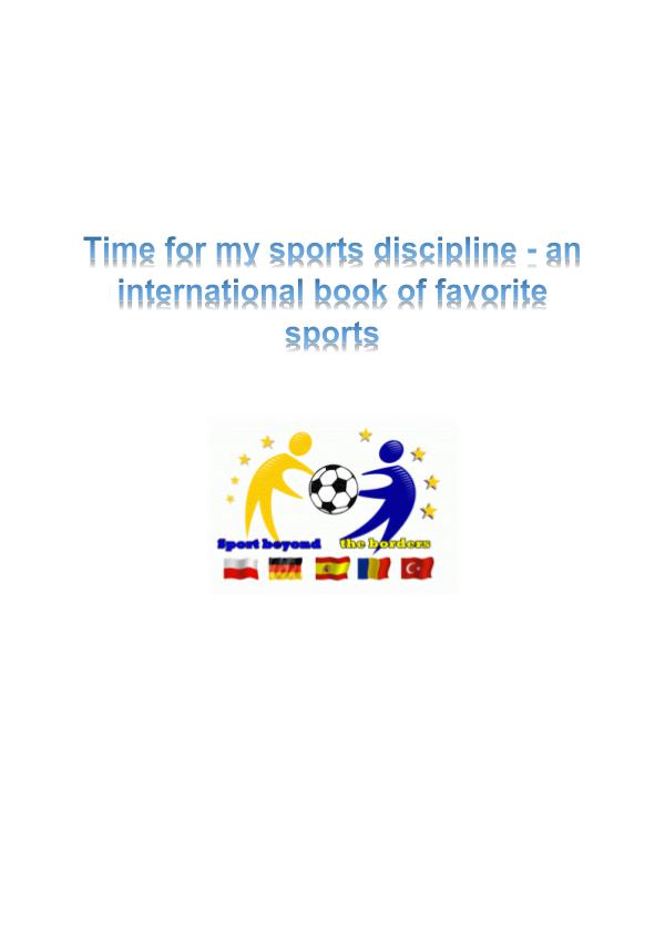 Time for my sports discipline international book of favorite sports