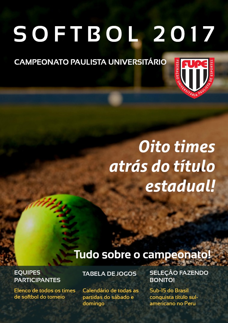 Campeonato paulista universitrio de softbol 2017 2017