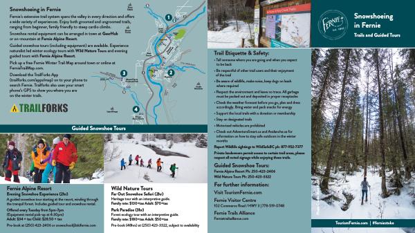 Snowshoeing in Fernie Trails and Guided Tours
