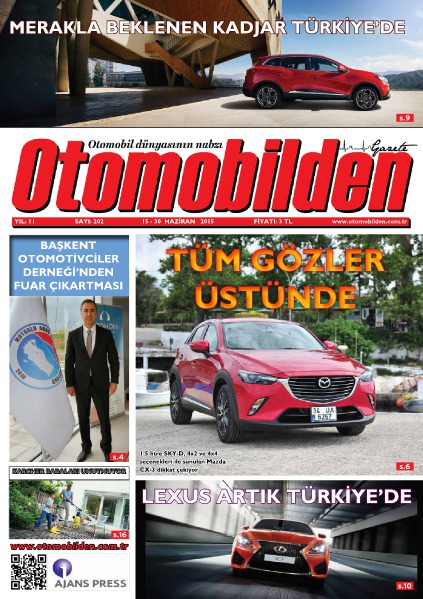 Otomobilden Dergisi 15-30 Haziran 2015 