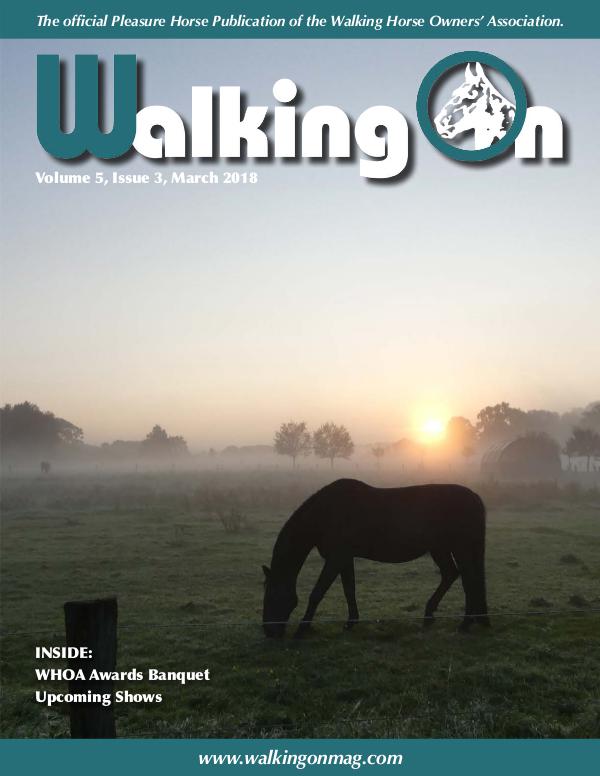 Walking On Volume 5, Issue 3, March 2018