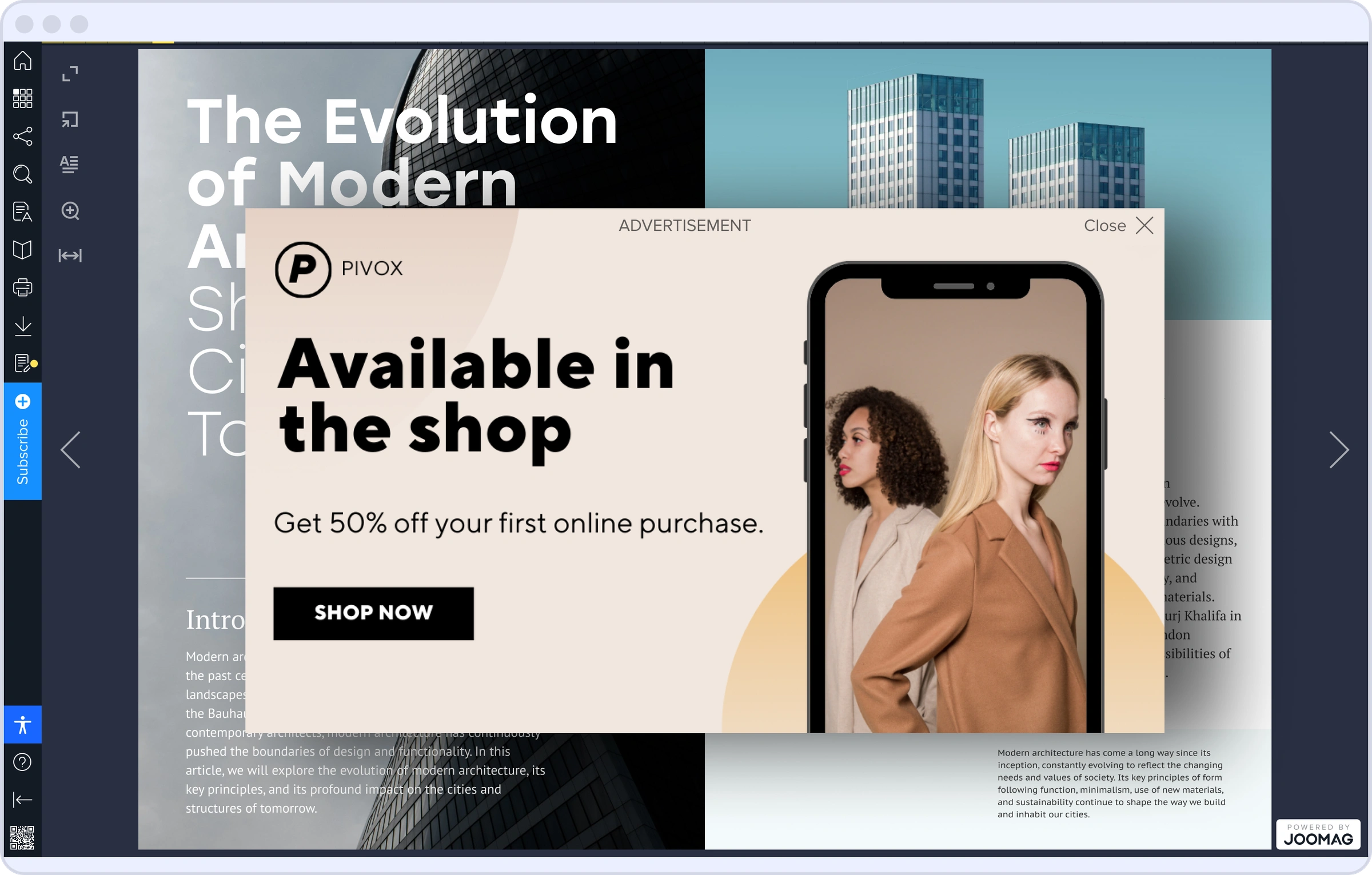 Joomag Auto-Display Popups