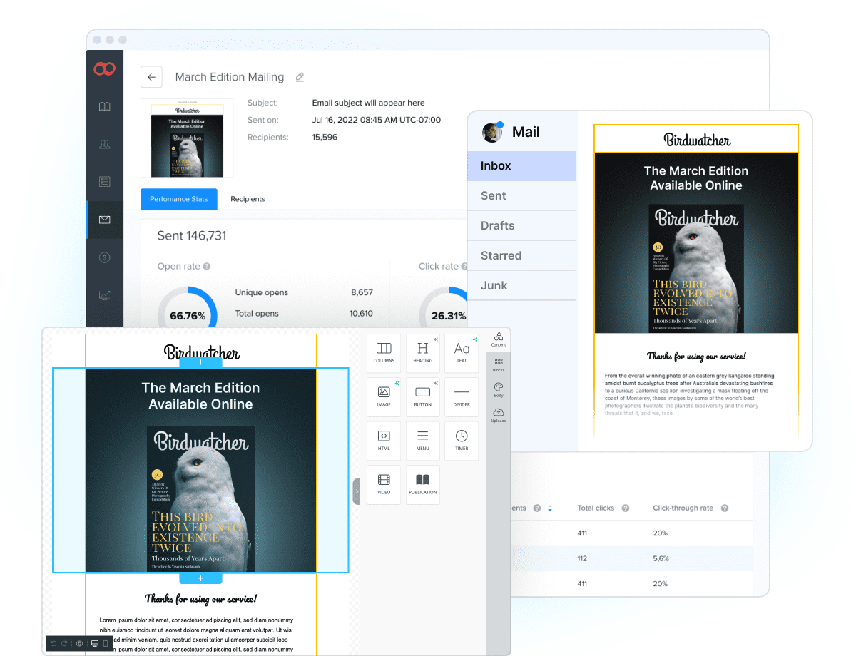 Email Marketing Suite for Digital Publications