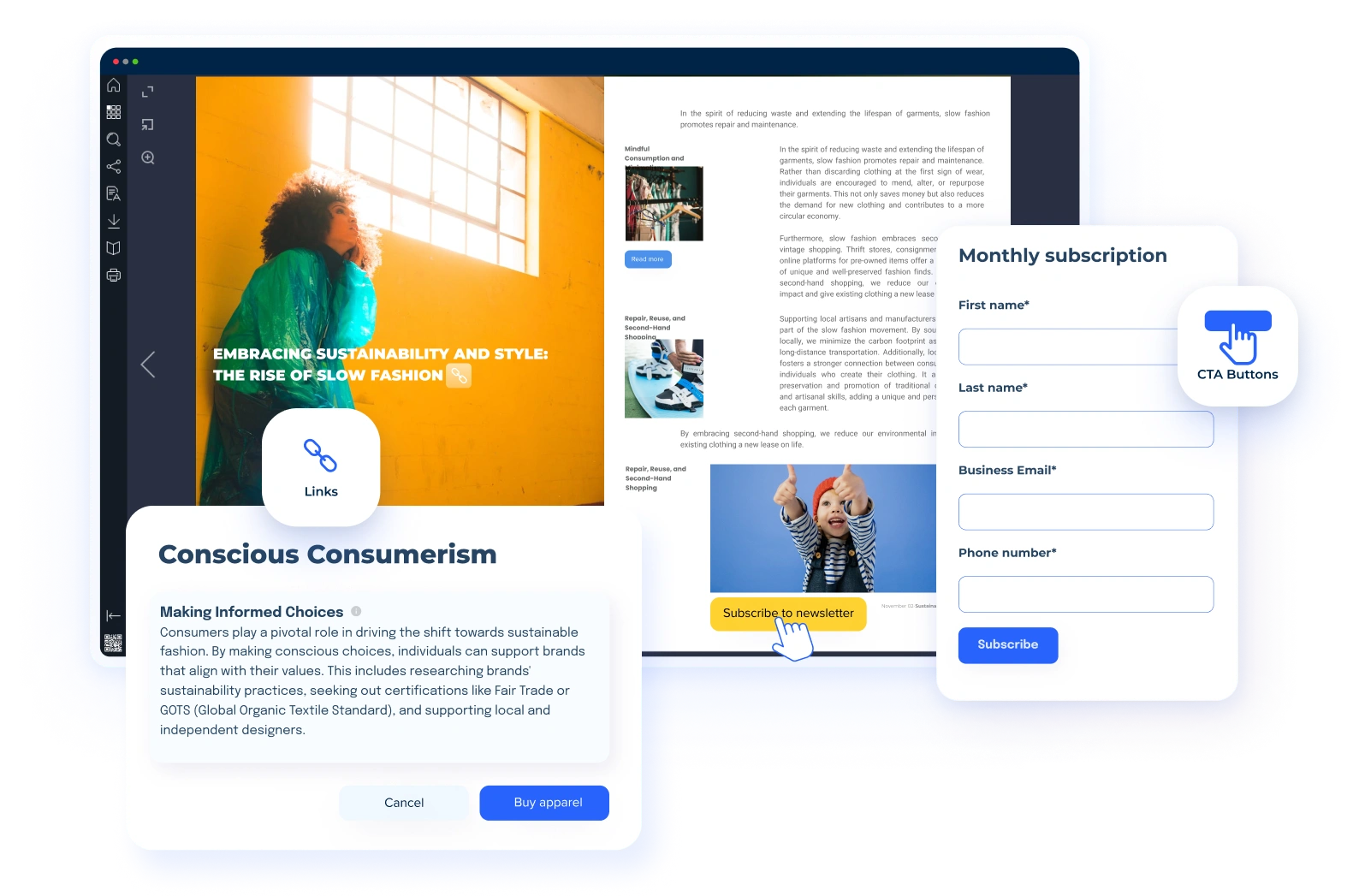 Links and CTAs