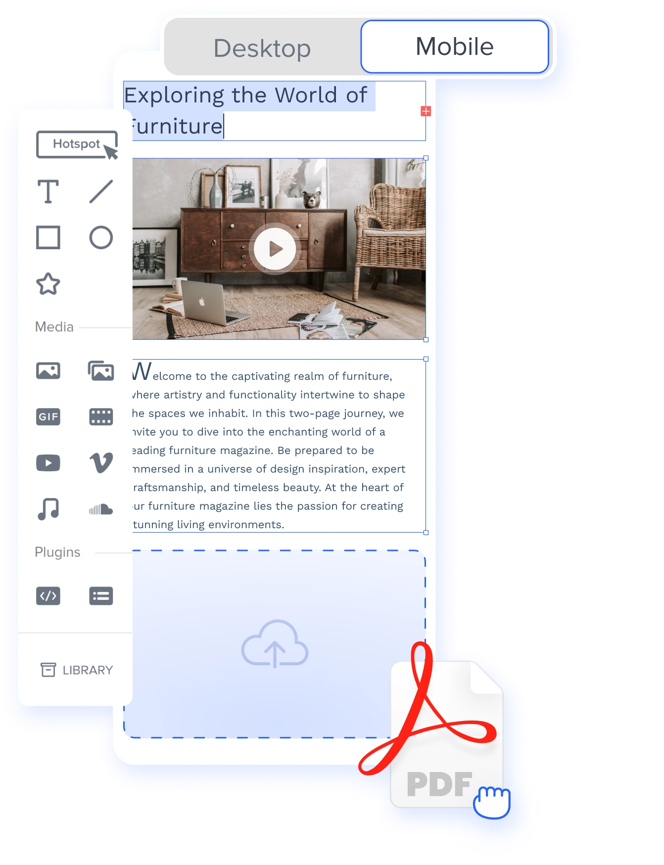 Add Interactivity to Mobile Publications