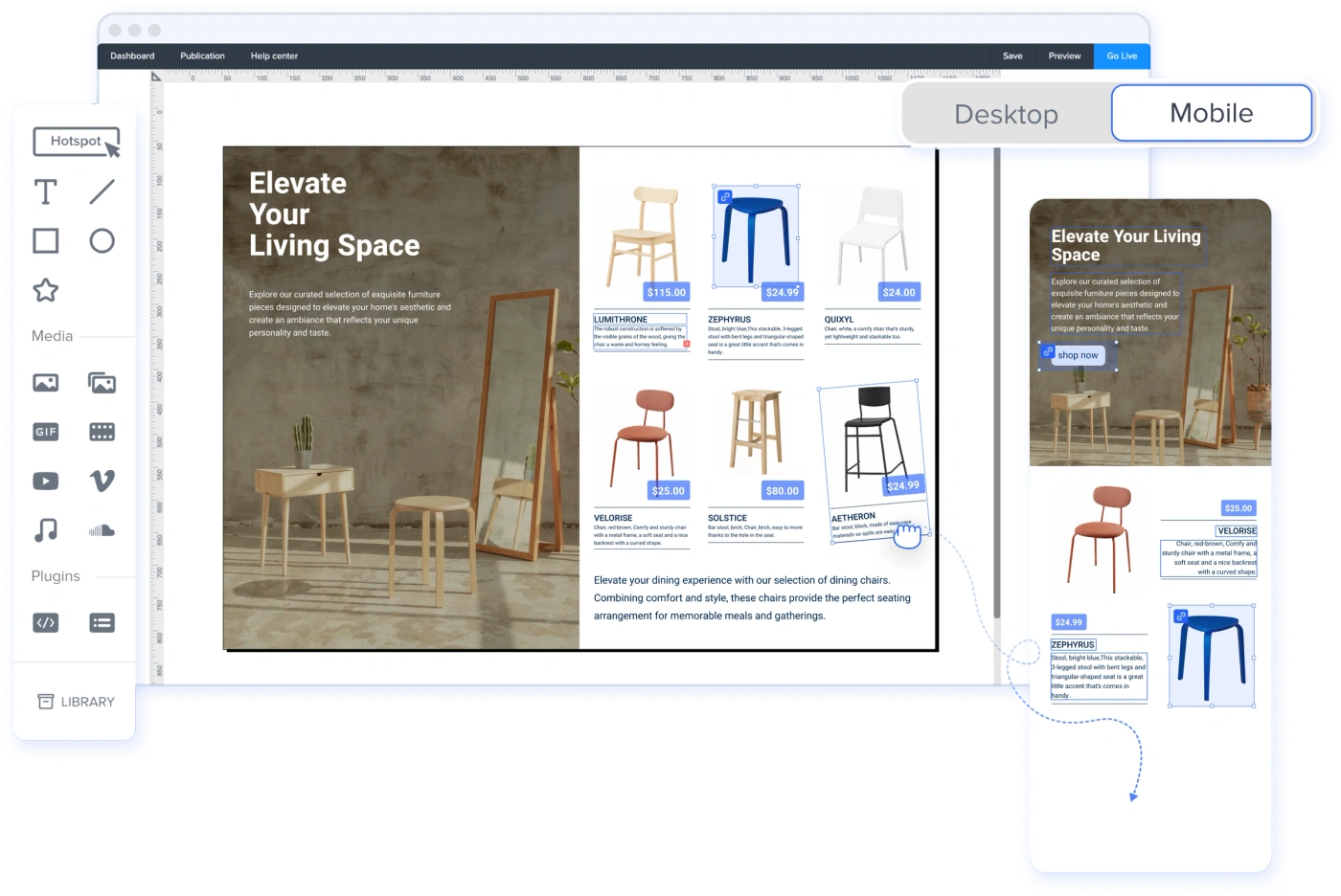 Mobile Version Editor