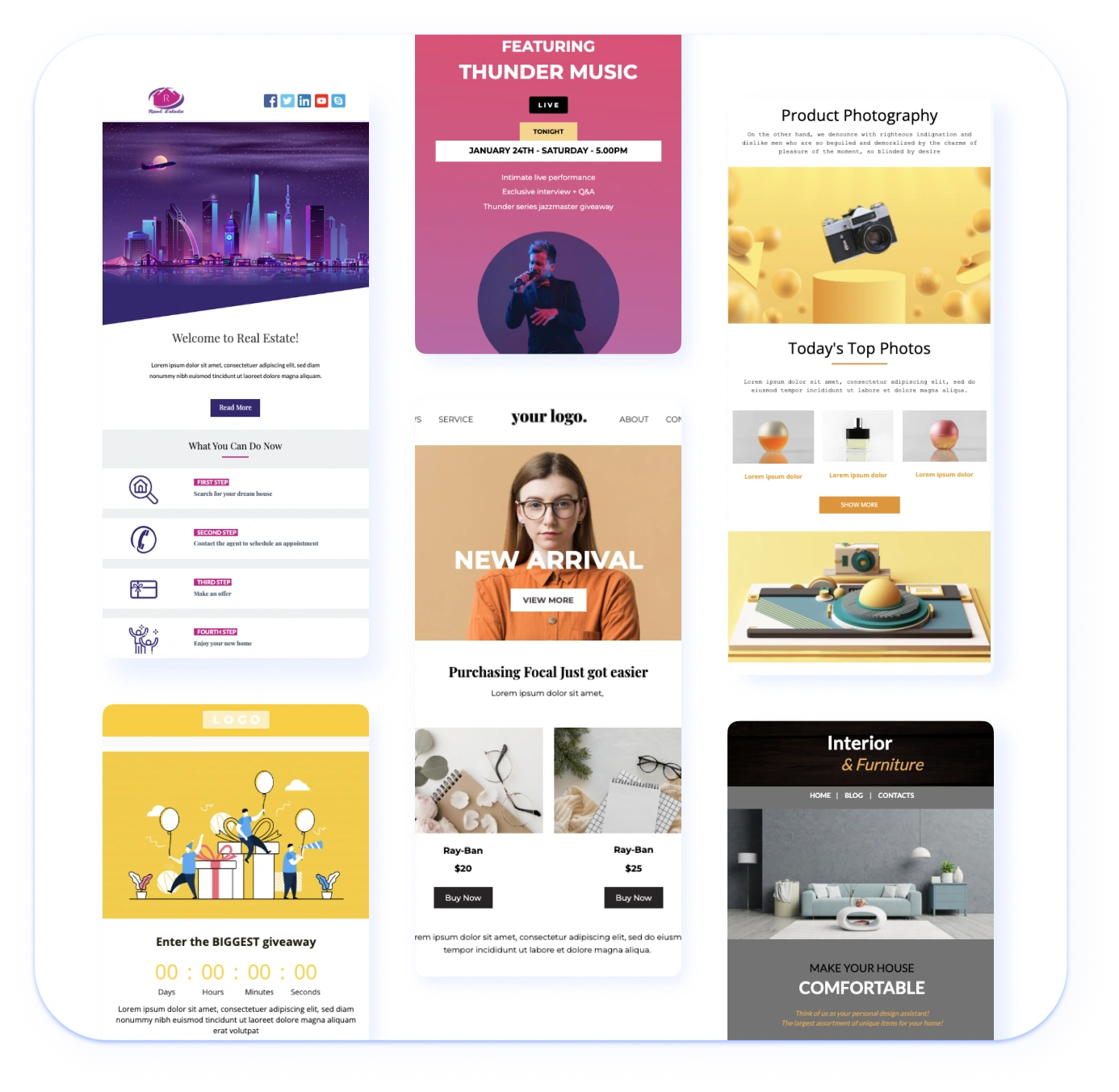 Email Templates Designed for Publishers