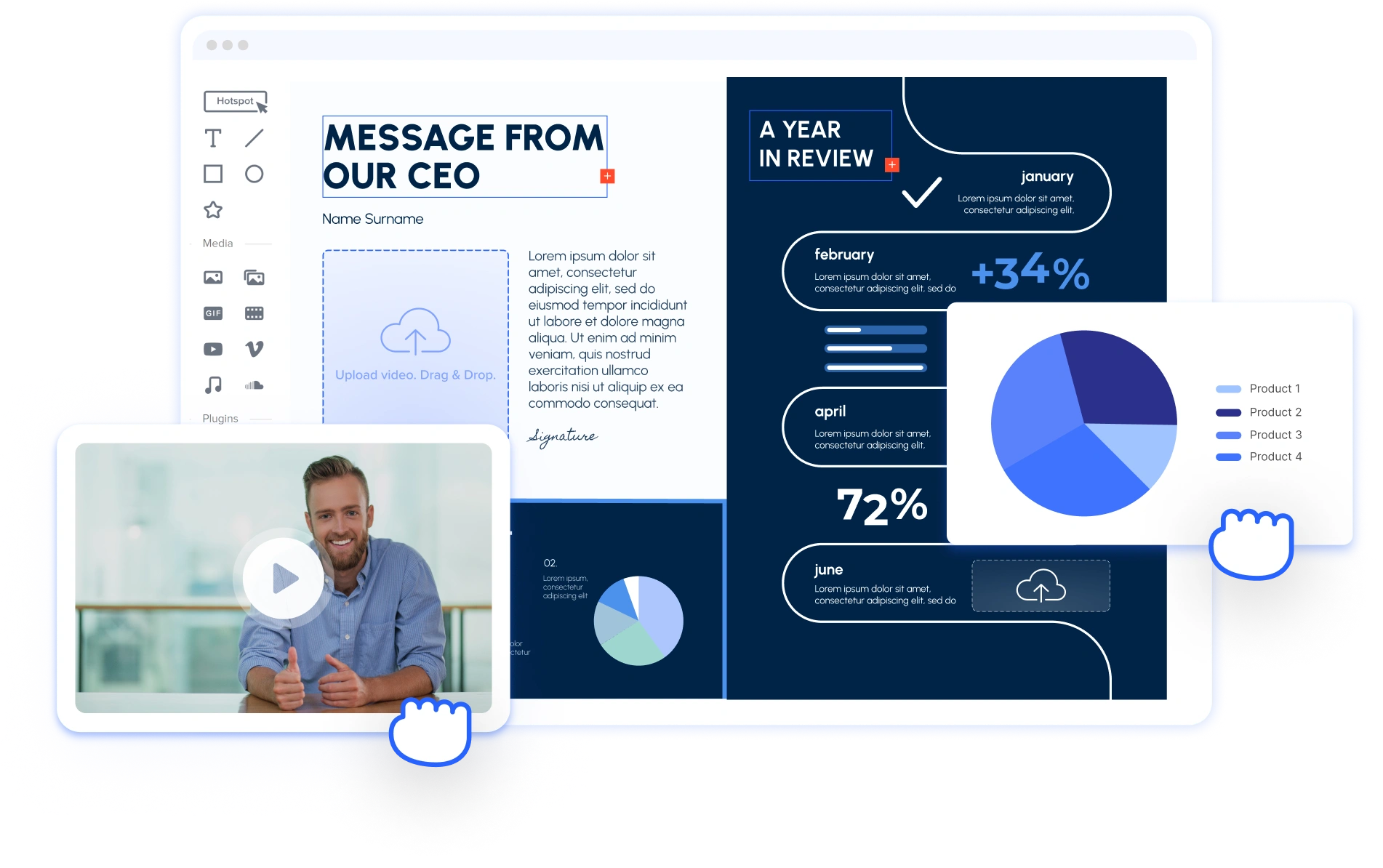 Create Engaging Internal Content with Easy-to-Use Online Editor
