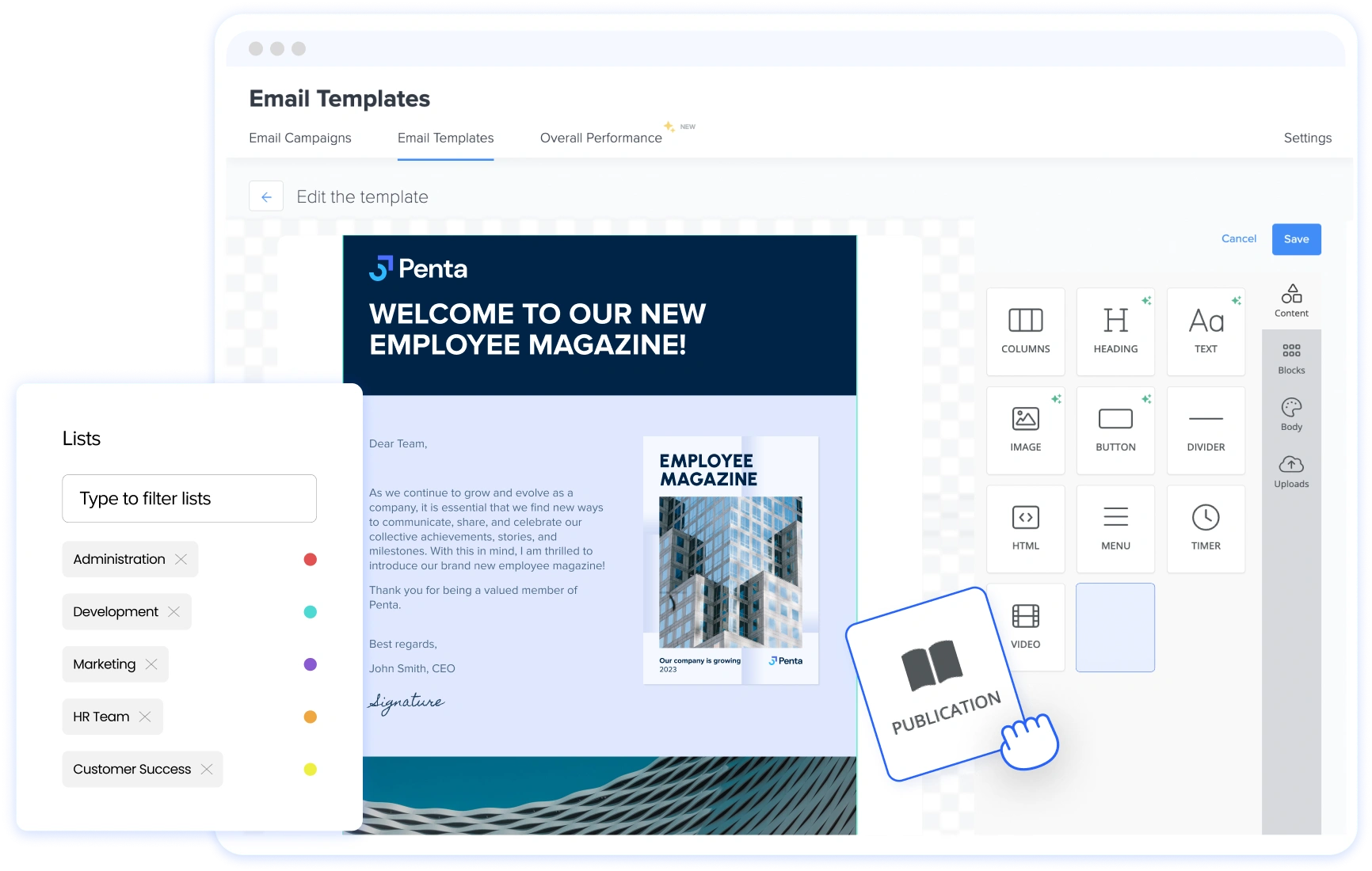Deliver Internal Communications with Targeted Email Distribution