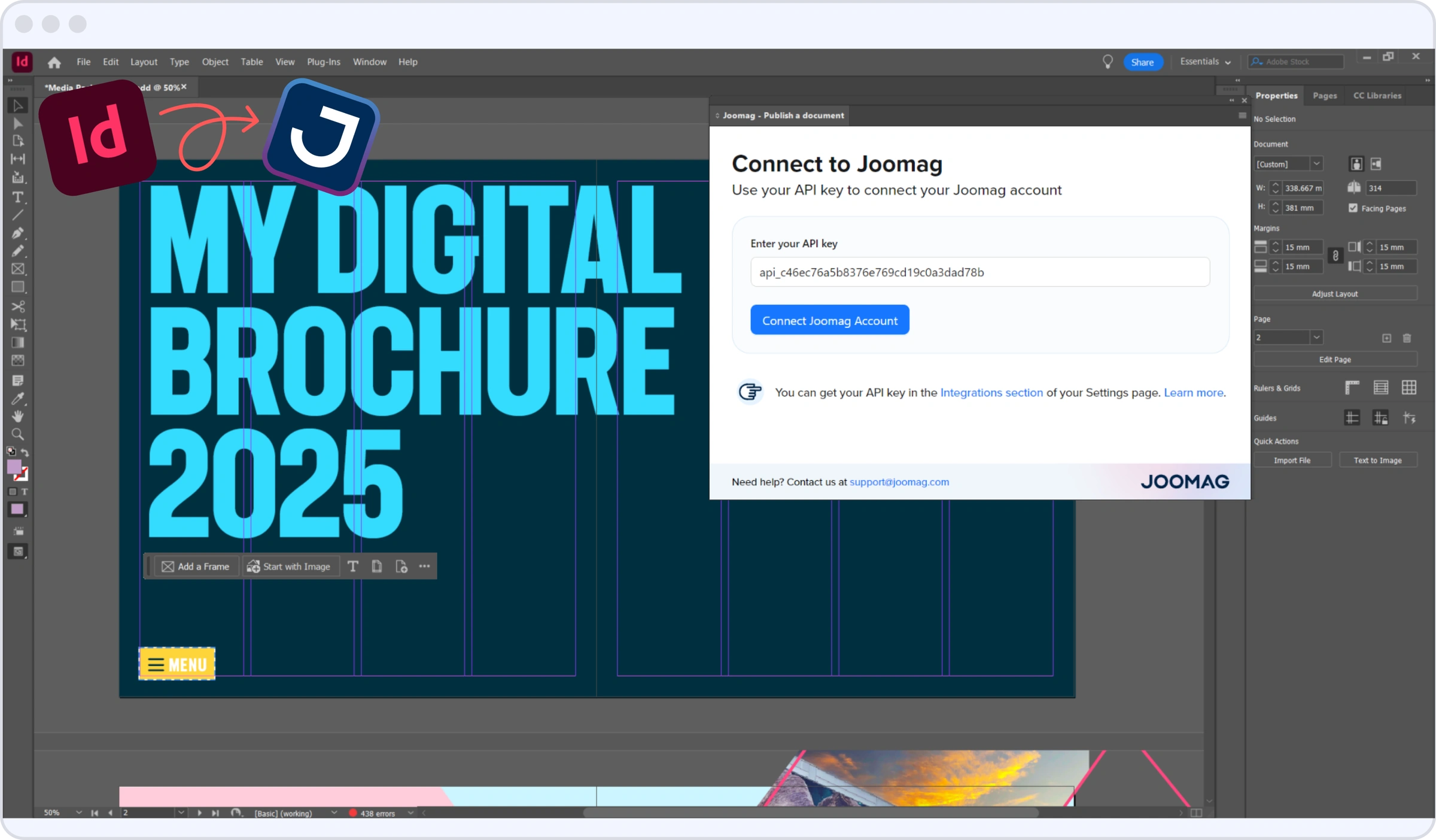 Joomag InDesign Extension